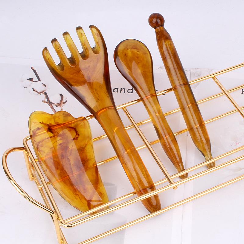 

Массажер для глаз из смолы - косметический инструмент для массажа лица и соскабливания