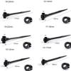 Useful Metal Ratchet Wrench Quick Release Bidirectional Socket Wrench Pointed Tail Double-Headed Ratchet Spanner Hand Tool Kit