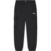 Outdoor Fashion Sports Stretch Loose Fit Solid Color Casual Pants Men Bottoms Black F11M349811F-BK