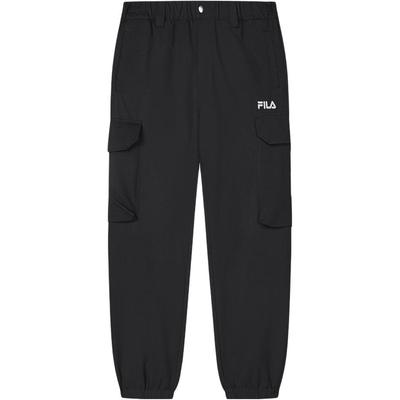 Outdoor Fashion Sports Stretch Loose Fit Solid Color Casual Pants Men Bottoms Black F11M349811F-BK