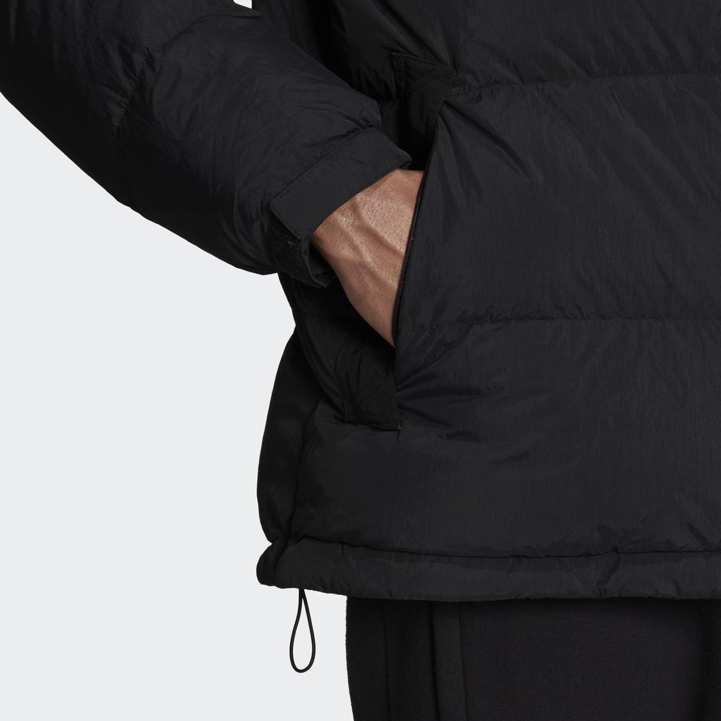 Adidas Originals Optimus Jacket With Detachable Sleeves And Hooded Down Coat Men Outerwear Black H13574