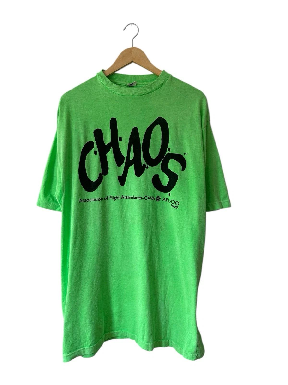 

Association Of Flight Attendants T Shirt Men’s XL Union AFL-CIO Chaos 3XL