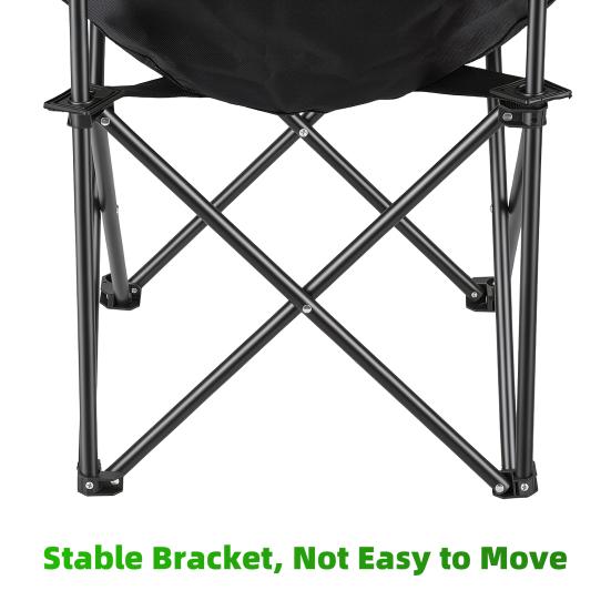 Camp Chair Table 5Pcs Collapsible Set with 4 Single Chairs 1 Table Heavy Duty Folding Camping and Chair Portable for Outdoor Hiking Travel Patio