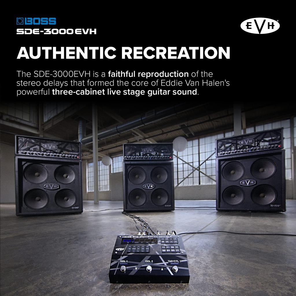 BOSSSDE-3000EVH Dual Digital Delay Delay SDE3000EVH BOSS BOSS EVH Eddie Van Halen