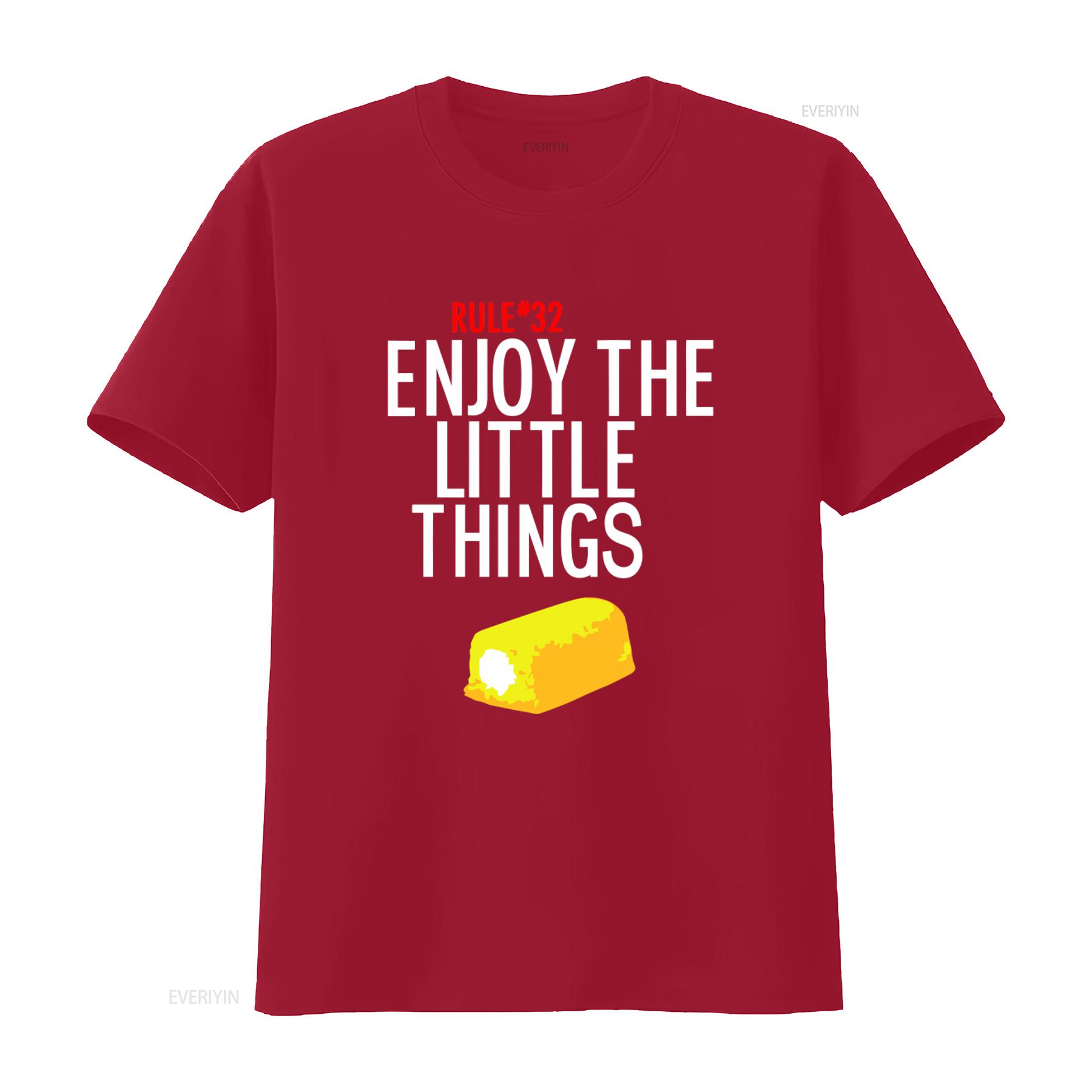 

Rule 32 Enjoy The Little Things Zombieland Movie Mens Black T Shirt S 5XL vintage Washed graphic Casual Slightly homme Soft S