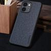 Phone Case: Case for Vivo IQOO Z11x 5G Global Version Case, Vintage Washed Twill Texture Synthetic Leather Protective Back Cover