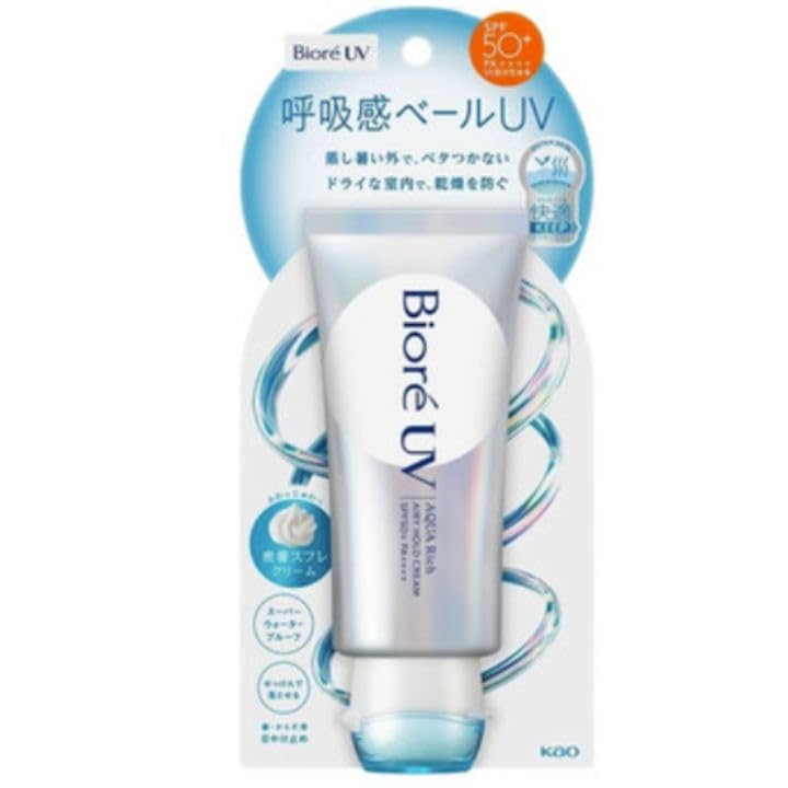 

Breathable veil UV Biore Aqua Rich Airy Hold Cream