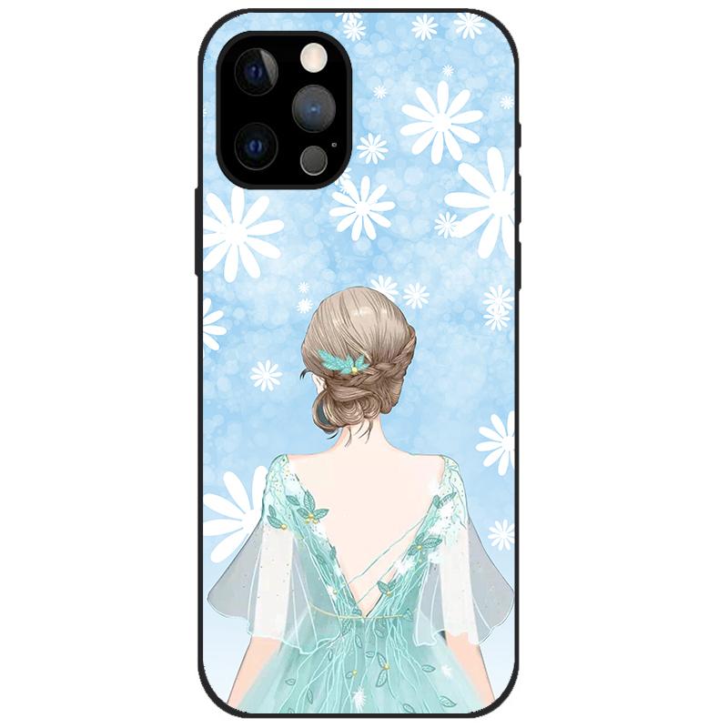 For iPhone 12 Pro Case iPhone12 Pro Bumper Silicon TPU Soft Phone Cover For iPhone 12 Pro Max / 12 Mini Case Cartoon Funda 12Pro