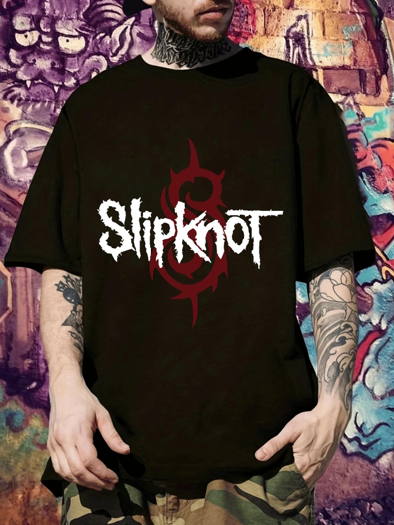 Graphic T-shirt - Black with Red Flame-like Design XXXXL