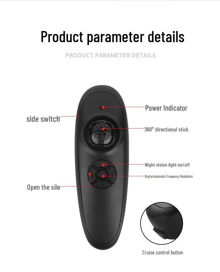 High-Power 500m Intelligent Remote Control Fishing Bait Boat