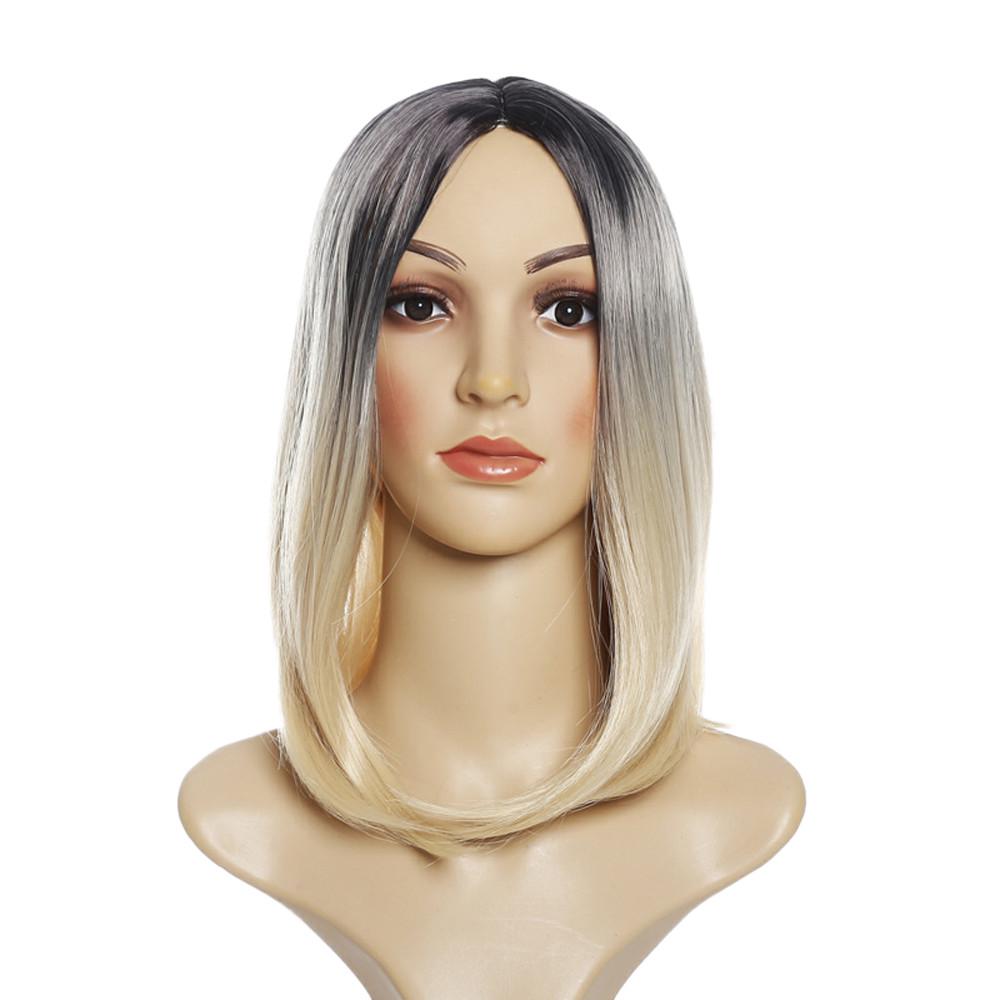   Hair Straight Bob Wigs Synthetic Hair Short Party Hair Wig 