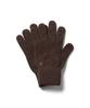 Snow Peak Washable Wool Knit Gloves AC-25AU025, Men's and Women's, Dark Brown 2