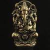 Lord Ganesa Elephant God Metal Desk Ornament For Worship And Cultural Display