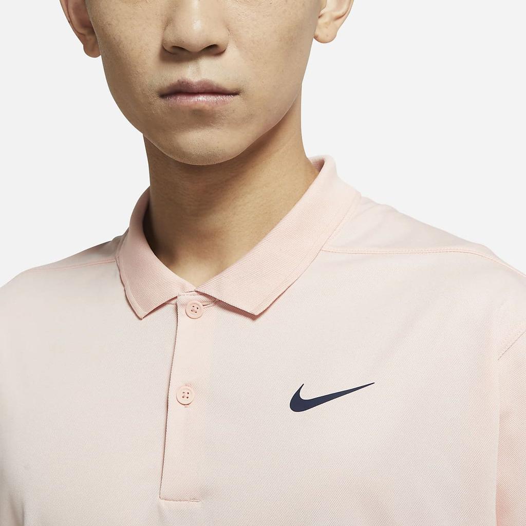 Nike Polo Shirts Men's Orange Pink Polo Collar Moderate Straight Fit DH0823-800