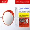 Wide-Angle Convex Traffic Mirror for Outdoor & Indoor Use, Anti-Theft, Garage & Road Safety