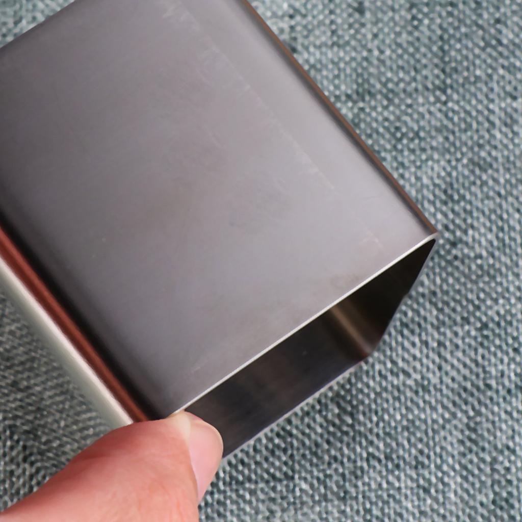 9 Inch Square Premium Stainless Steel Cake Ring for Mousse Pastry Baking DIY Dessert Making Cookie Dough Fondant Cheese Cutting