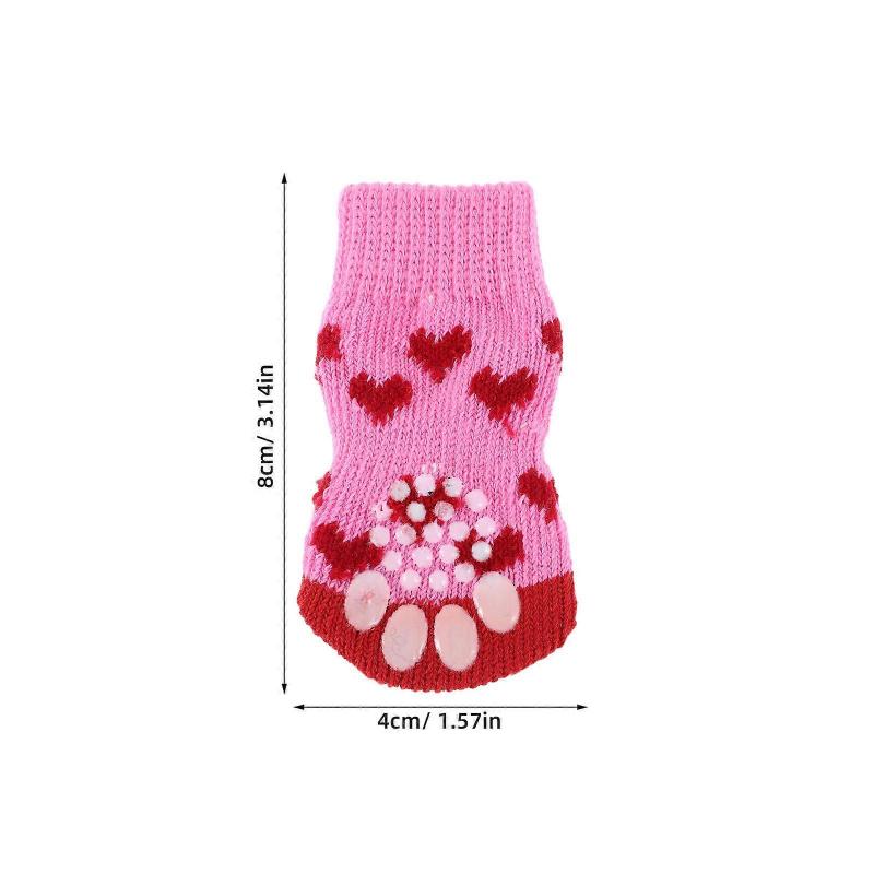 Pet Socks Dog Boots for Paw Protection 40Pcs Yarn