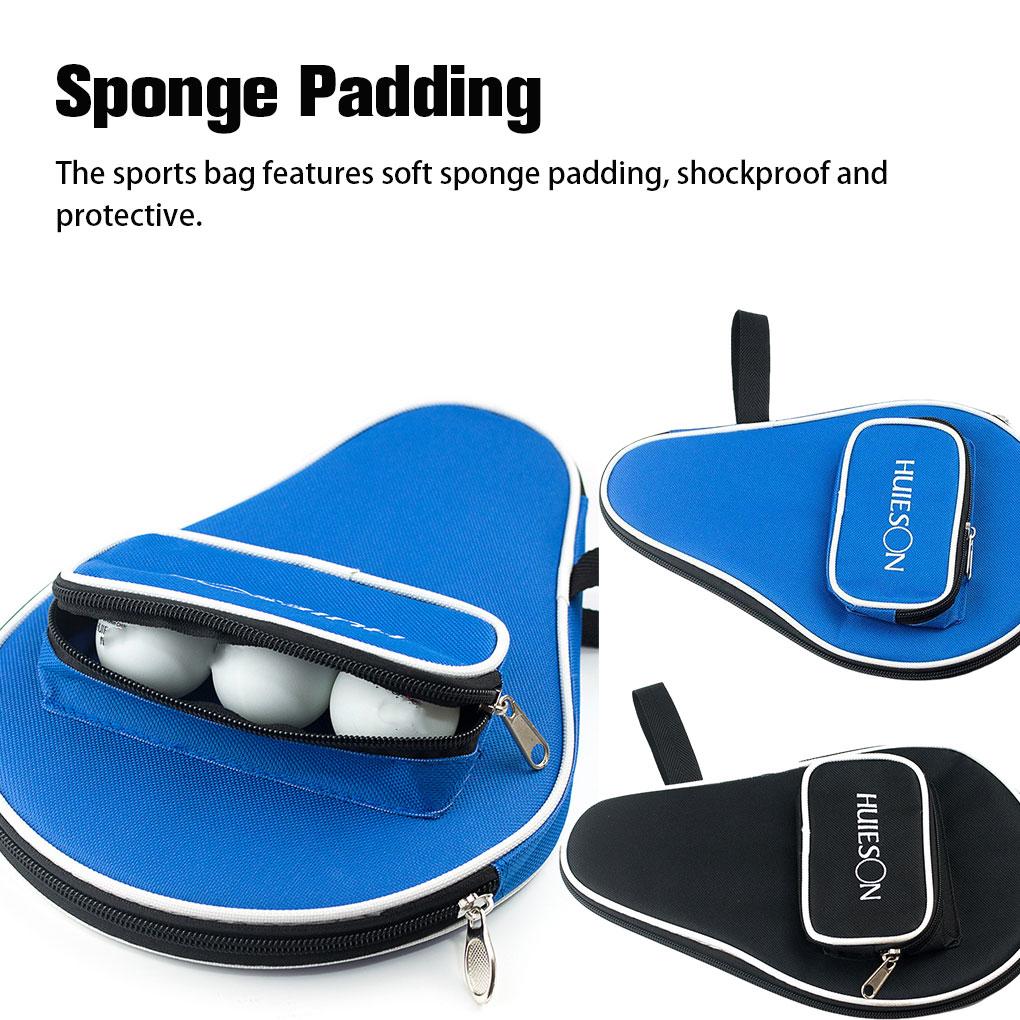 Professional Table Tennis Rackets Bat Bag Ping Pong Case With Balls Bag and Net and sponge Sports Storage Accessories New