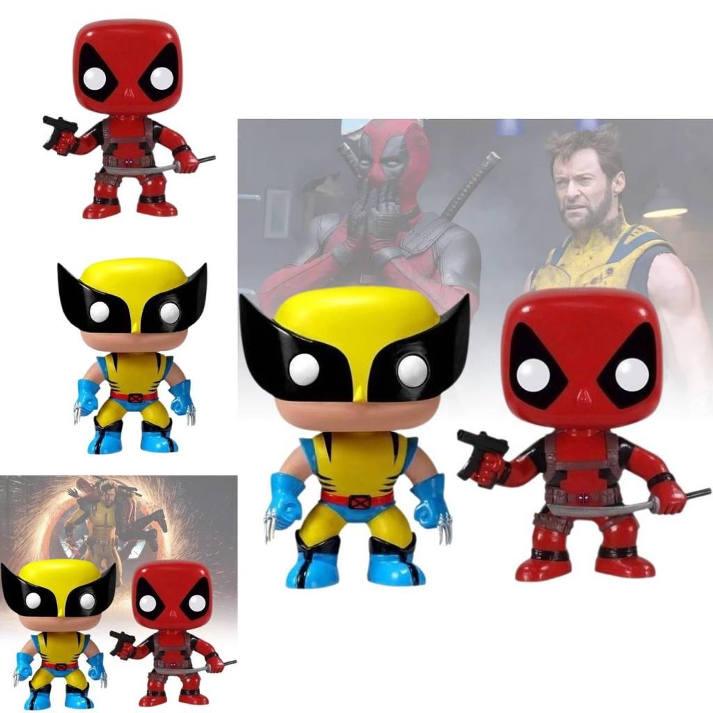 Wolverine 05 And Deadpool 20 Collectible Pvc Figure Set For Fans