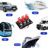 12/24V 3-Position Auto LED Racing Car Ignition Engine Start on/Off Push Toggle Switch Panel Car Boat Caravan Modification