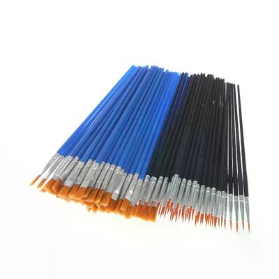 50/55/100/105/110/160pcs Nylon Brush Acrylic Detail Painting Thin Hook Line Pen Professional Paint Brush Kit Art Supplies