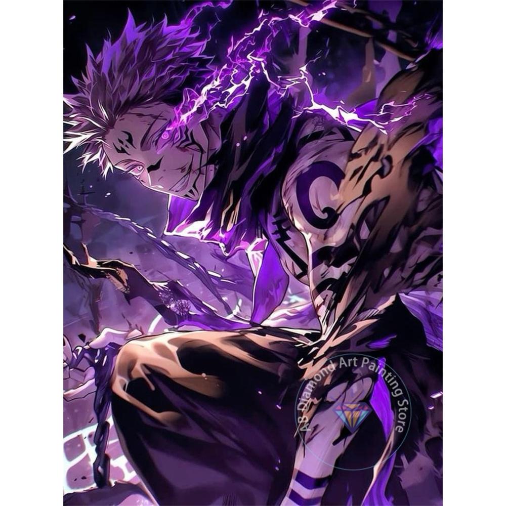 

Jujutsu Kaisen Сатору Годжо Аніме Набір для алмазної вишивки 5D DIY Алмазна вишивка Хрестиком Ручна робота Мистецтво Подарунок Ремесла Домашній декор Round 40x50cm