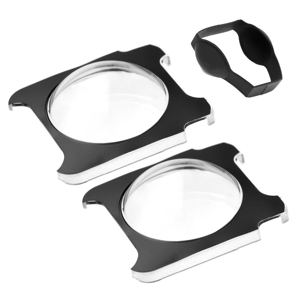 2pcs Panoramic Camera Lens Guards Lens Protective Cover Lens Protector Compatible with Insta360 ONE R RS Camera