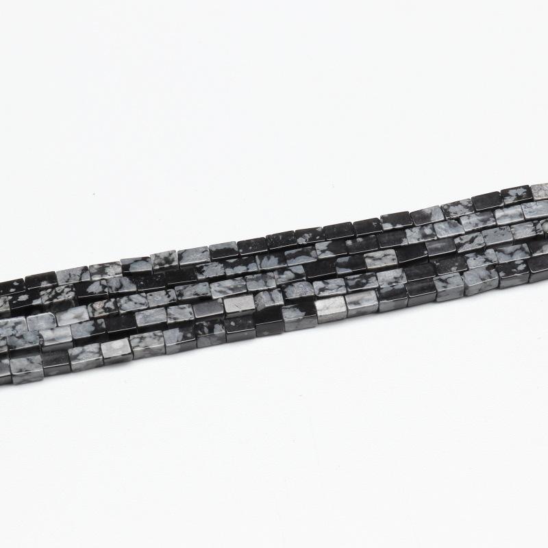 High-quality 2*4mm Rectangular Pendant Necklace Natural Stone Rectangular Pendant Jewelry