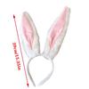 Large Bunnies Ears Headbands for Adult Kids Soft Comfortable Oversized Rabbits Ear Hairband for Daily Wear Party Role Play