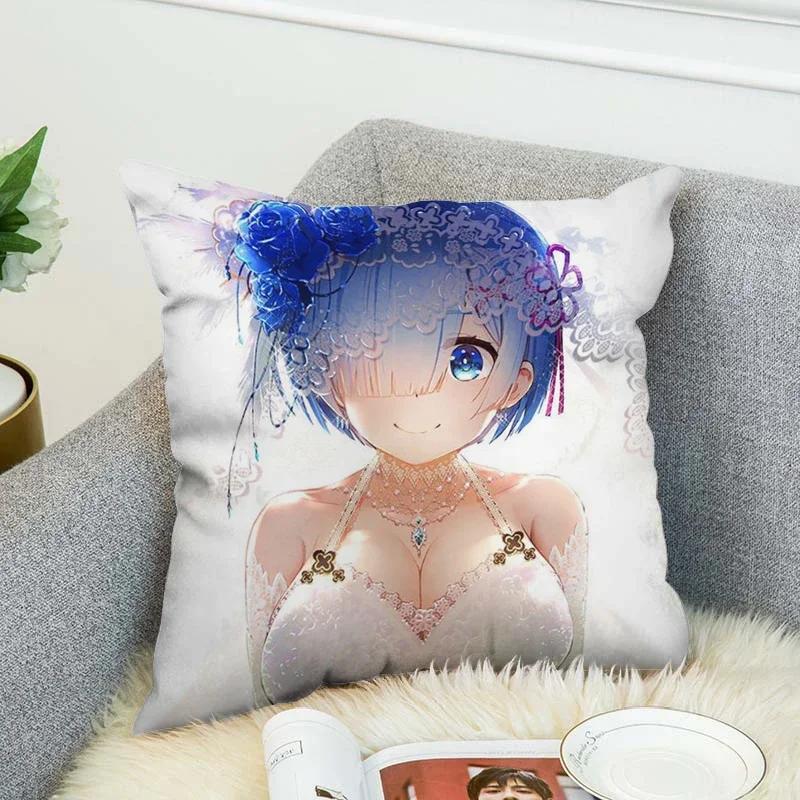 Pillowcases for Pillows Anime Pillow Cover 40x40 Pilow Cases Decorative Cushion Covers Pillowcase Cushions Home Decor Sofa