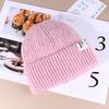 Autumn and Winter Warm P Letter Versatile Knitted Hat Korean Style Fashionable Face show Small Wool Hat Outdoor Ear Protection Cold