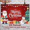 Party Backdrop Christmas Flat Winter Multi Merry Weddings Birthdays Showers Photo Booth Background Front Door Decor