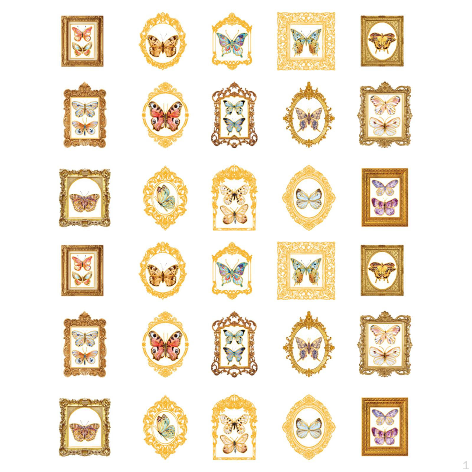 

30-Piece Assorted Stickers Set for DIY Crafts and Decorations Style A