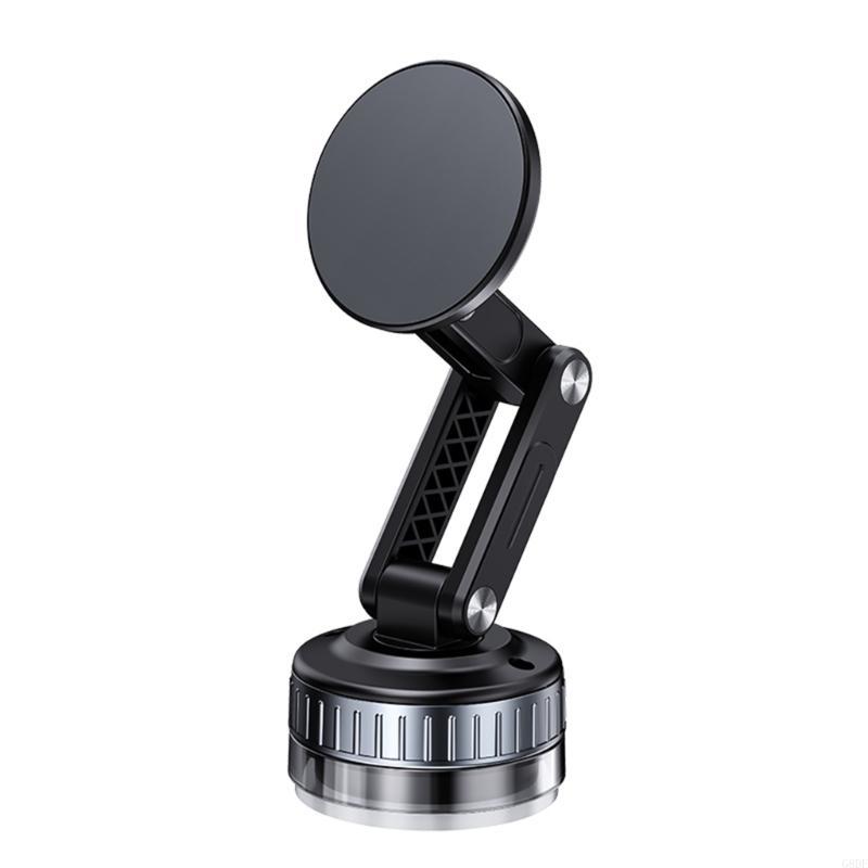 

G8DF Автомобильный держатель для телефона Электрическое вакуумное крепление Вращение на 360 градусов и мощные магниты чёрный