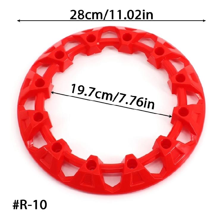 Stylish ATV Wheel Rims Hub Cover Guard Decoration Ornament Suitable for Beach Cars Provide Protection Decorative Appeal