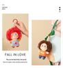 Saitodo Dudu Explosive Hair Plush Keychain Doll Pendant - Birthday Gift
