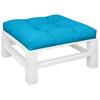 Pallet Cushion Blue 70x70x12 Cm Fabric