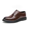 Men's Pointed Leather Shoes Minimalist and Versatile Style Daily Casual Business Outdoor Party Men's Fashionable British Sho
