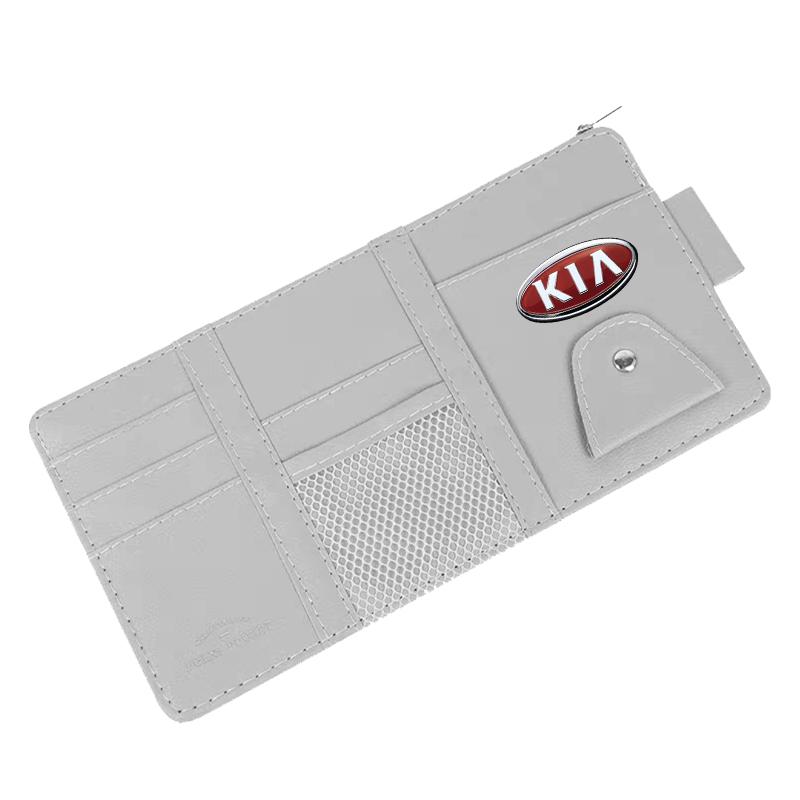1Pcs Car Sun Visor Point Type Multi-function Storage Bag Car Accessories For Kia Rio Sportage R K3 K4 K5 K6 K7 K8 Ceed Sorento Cerato Soul