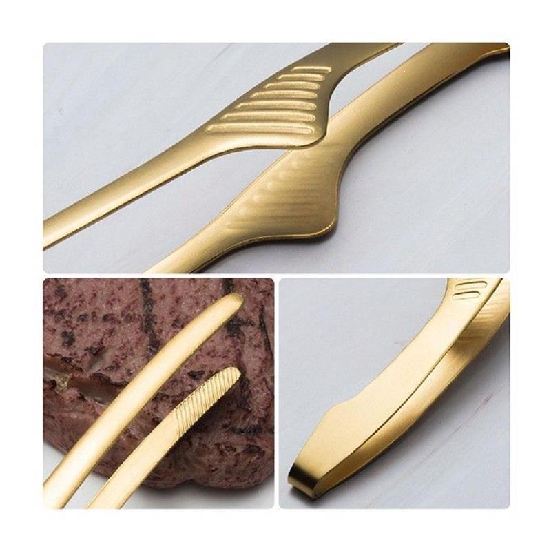 Stainless Steel BBQ Tongs for Grilling & Cooking
