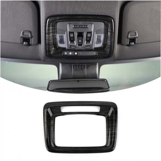 Black Wood Interior Steering Center Console Cover Trim For Chevy Silverado +