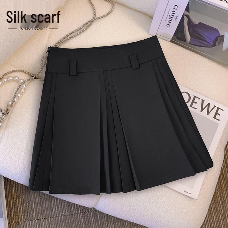 Женская мини-юбка плиссе с высокой талией S