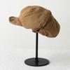 One Hat and Five Wearing Retro Cotton and Linen Octagonal Cloud Hat Summer Color Button Forward Hat Show Face Small Beret