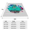 gorilla tag color leaf Blanket Soft Warm Flannel Throw Blanket Bedspread for Bed Living room Picnic Travel Home Sofa