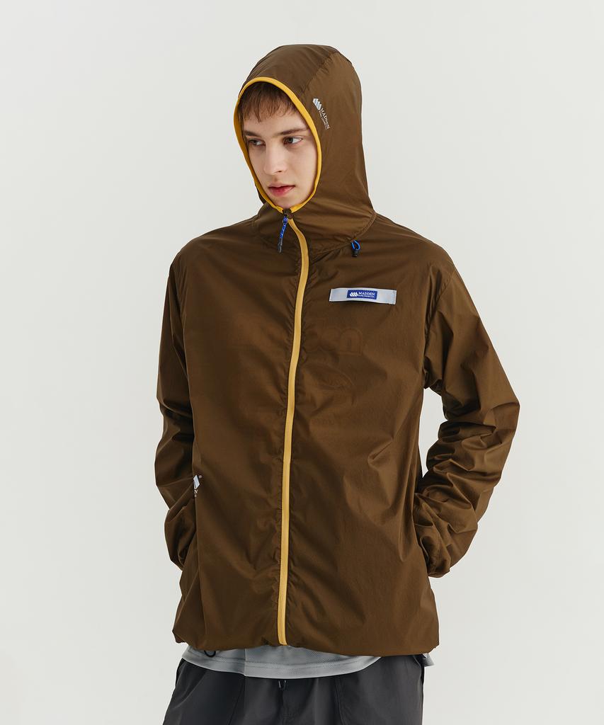 Madden Funny Run Nylon Jacket Brown