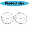 Irregular Metal Necklace Adjustable Length Neckchain Daily Wear Clavicle Chain Stylish Party Jewelry for Men and Women