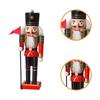 Christmas Decorative Nutcracker Figurine Seasonal Decor 25 Cm Crafts for Centerpiece