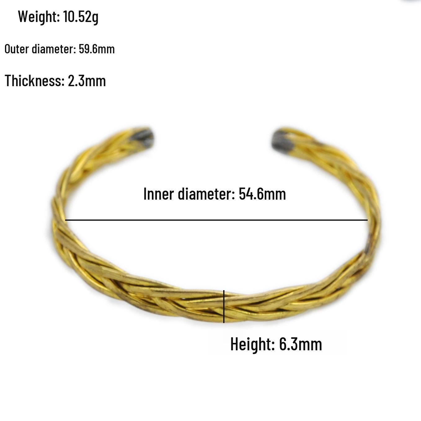 Minimalist Japanese-Korean Hip Hop Adjustable Cable Knit Unisex Bracelet