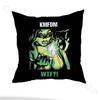 K-Kmfdm Sucks Band Pillow Case Sofa Living Room Bedroom Headboard Backrest Cushion Square Cushion Nap Time