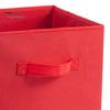 Foldable Storage Box with Reinforced Handle Large Capacity Collapsible Clothes Basket Multi-Functional Organizer